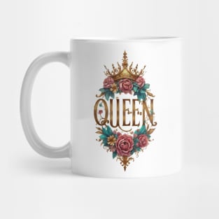 Boho Queen Mothers Day Mum Mom Mummy Mommy Gift For Mother From Son From Daughter Best Mom Cool Chic Gift. Mug